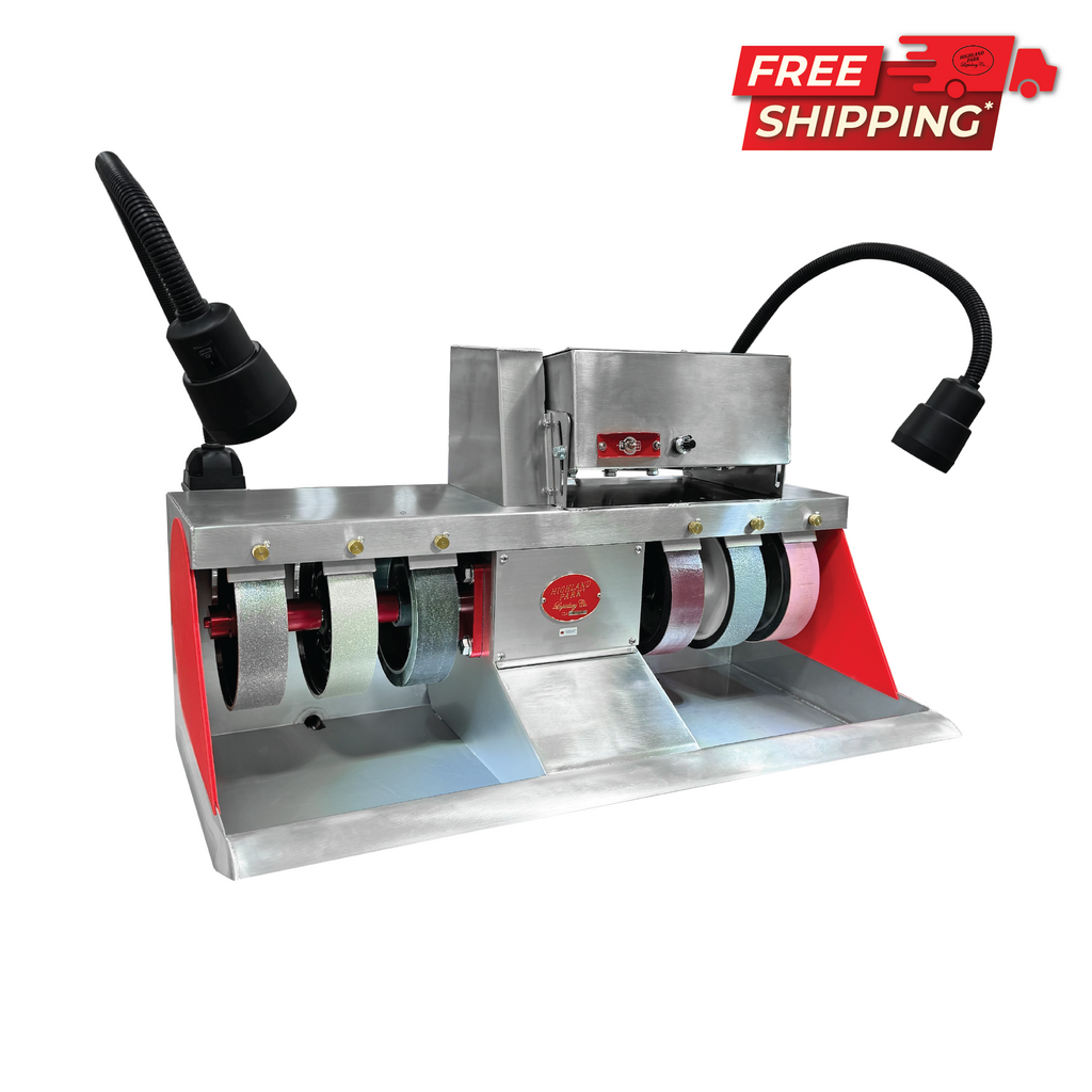 Highland Park Model CB8 Variable Speed  stainless steel cabbing machine base unit (110V)