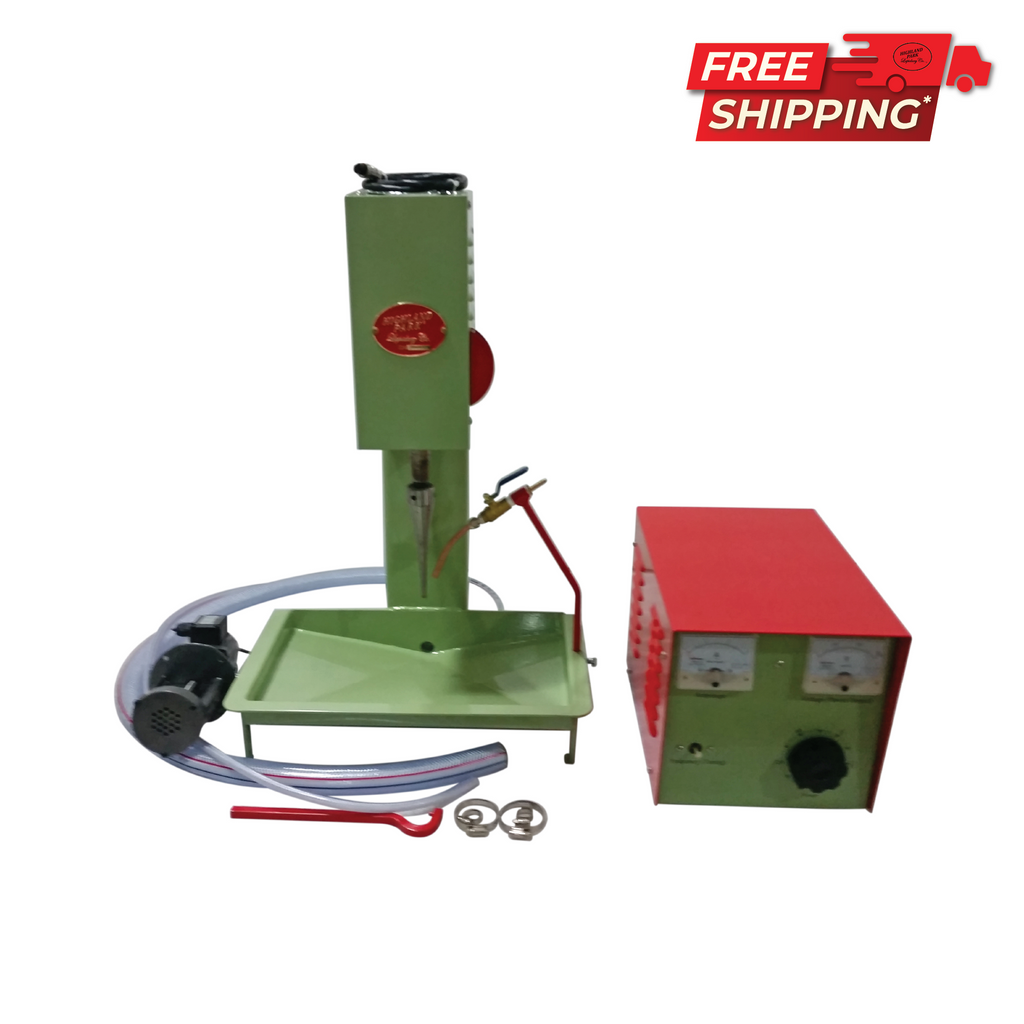 Highland Park ultrasonic drill with circulation pump and .8mm, 1mm, and 1.2mm stainless steel drill