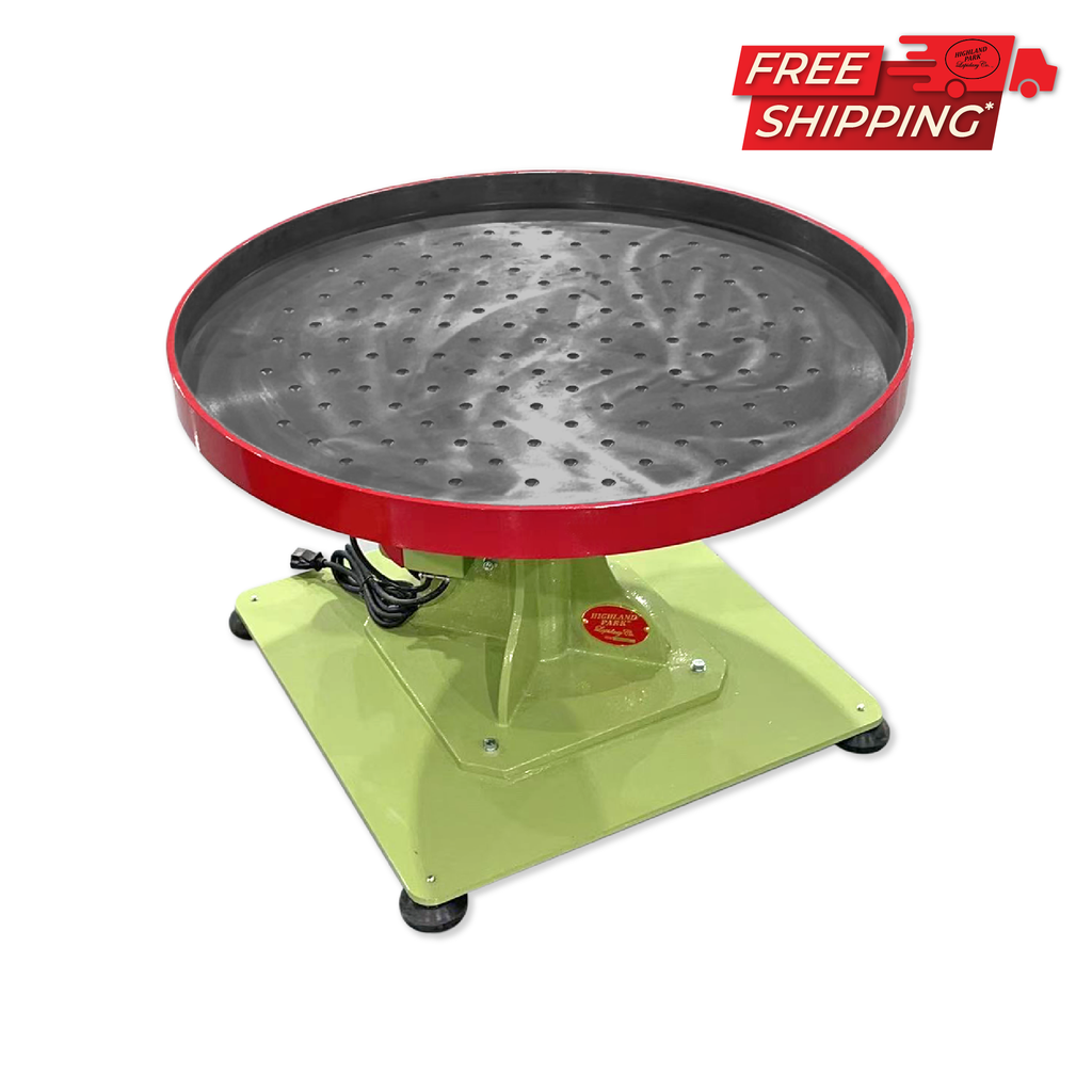 Model RL30 30 inch diameter reciprocating flat lap for production lapping and polishing.