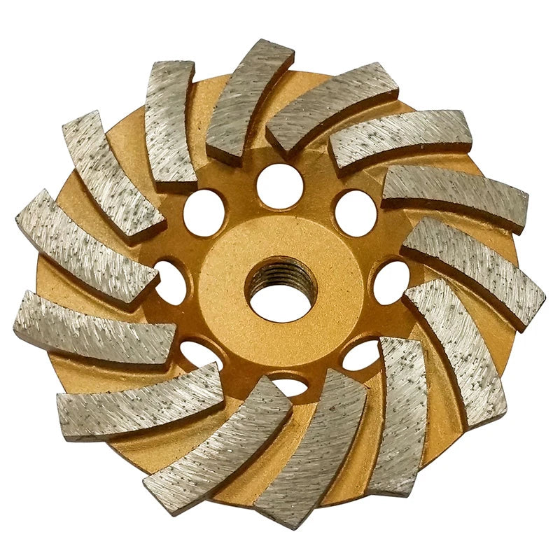4.0  (4.0) inch turbo diamond grinding cup wheel