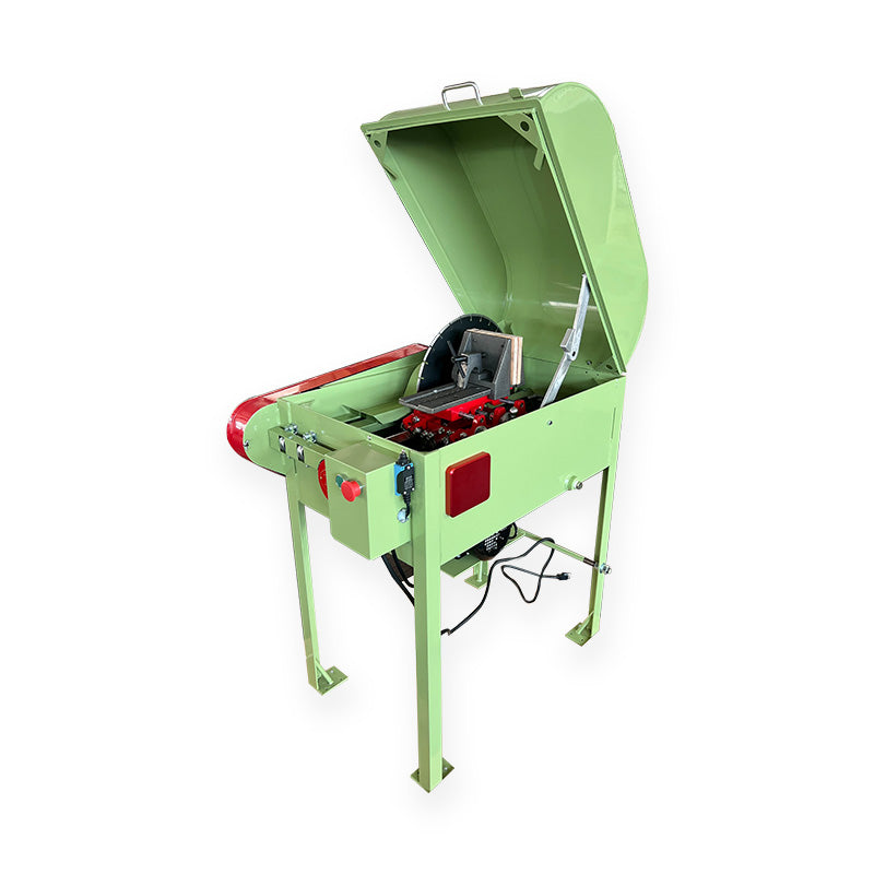 16 inch slab saw with HP Precision Blade, powerfeed, cross-feed vise and 3/4 HP 230V motor