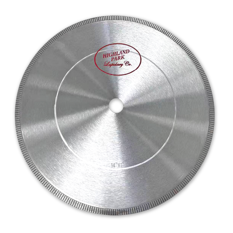 Highland Park Precision 14" x 0.070" Notched Rim Diamond Saw Blade