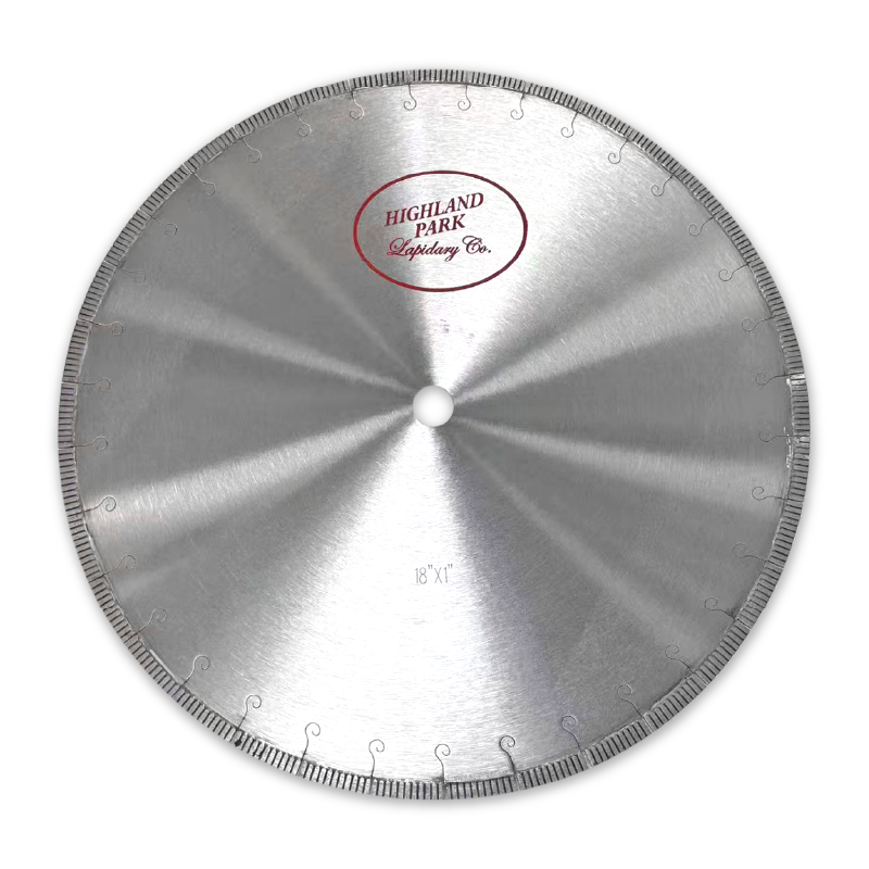 Highland Park Precision 18" x 0.095" Notched Rim Diamond Saw Blade