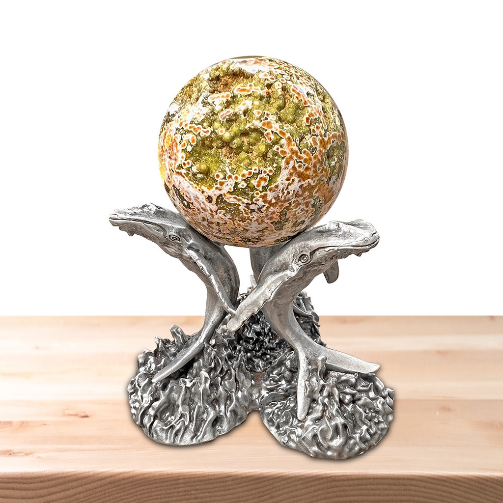 Whale Sphere Holder Stand
