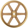 6 inch powerfeed ring gear with 1/2 (.50) inch bore and set screws for 36 inch slab saws