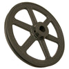 10-1/4 (10.25) inch BK105 cast iron pulley with 1 inch bore for 24 inch slab saws