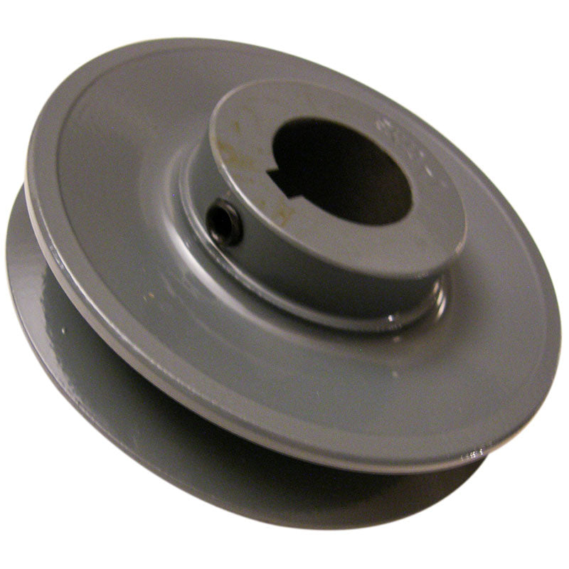 4 inch BK40 cast iron motor pulley with 1 inch bore for arbor shaft for Model BW and  Rock's Lapidar