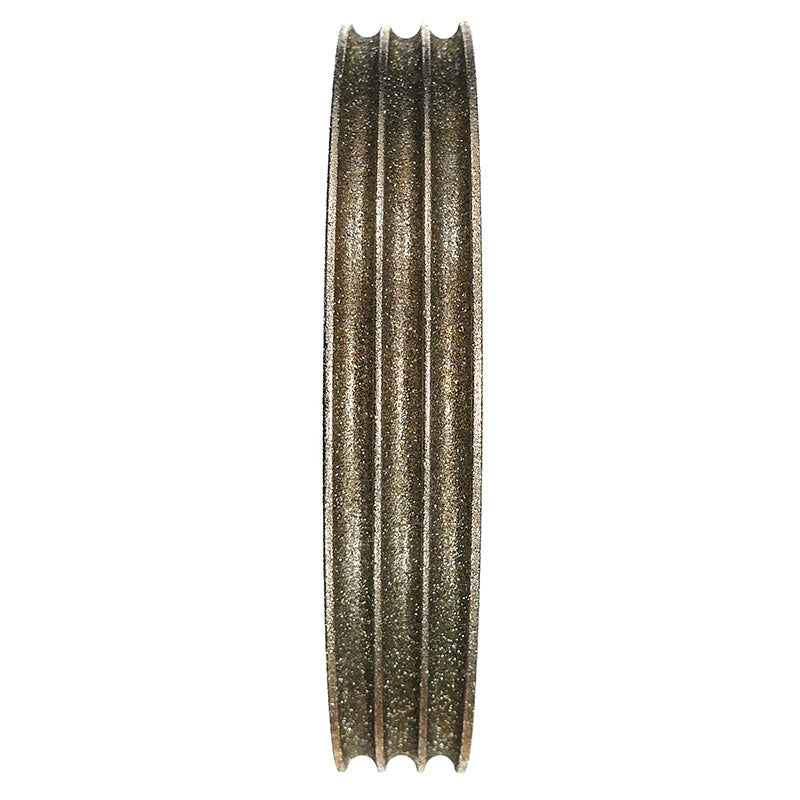 6mm 80 grit diamond plated rondell bead wheel with 16mm arbor