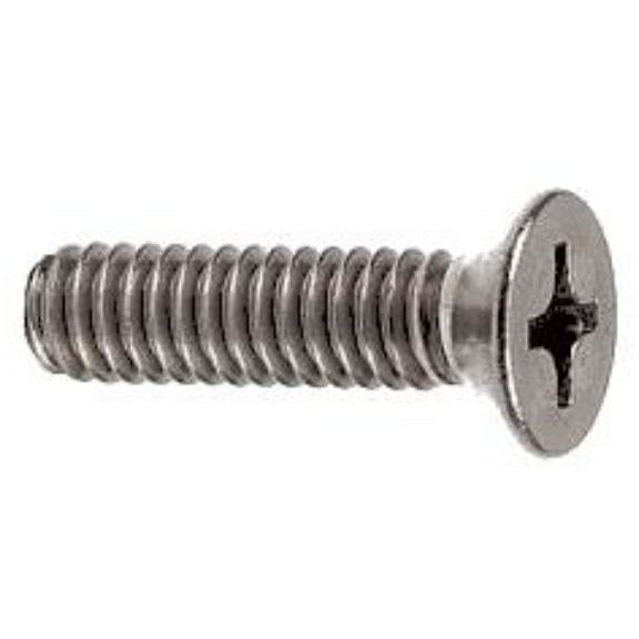 6-32 x 1/2 stainless steel flat head phillips screws for Split nut / feed dog inserts