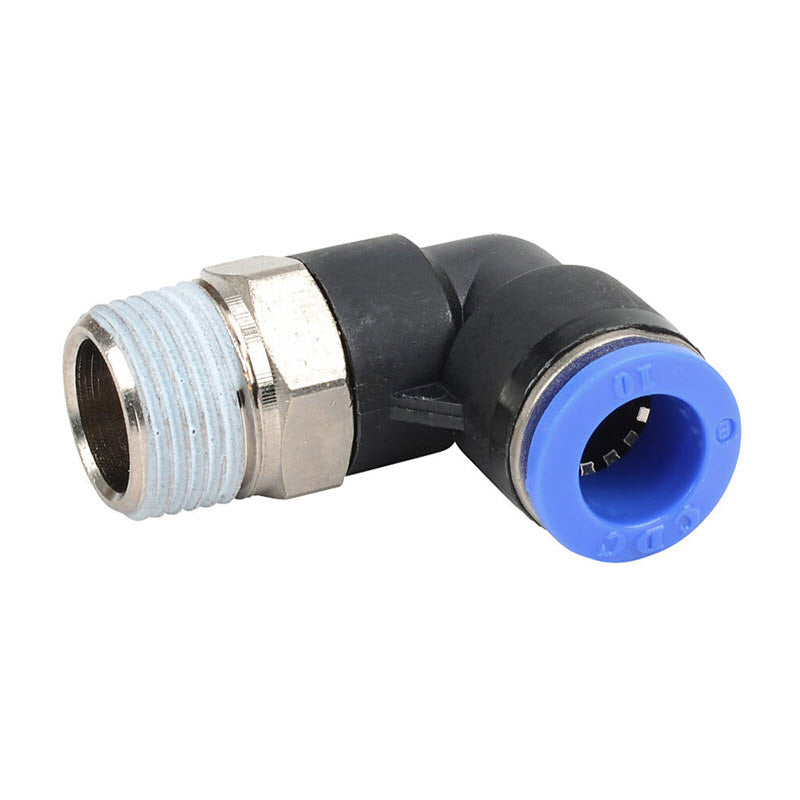 1/4 NPT Male to 8mm elbow quick disconnect fitting