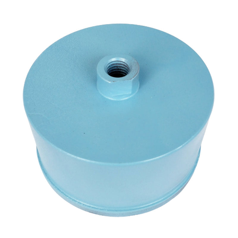 5 inch 4000 grit polishing cup with 7/16 inch layer of diamond impregnated polymer and 5/8-11 female