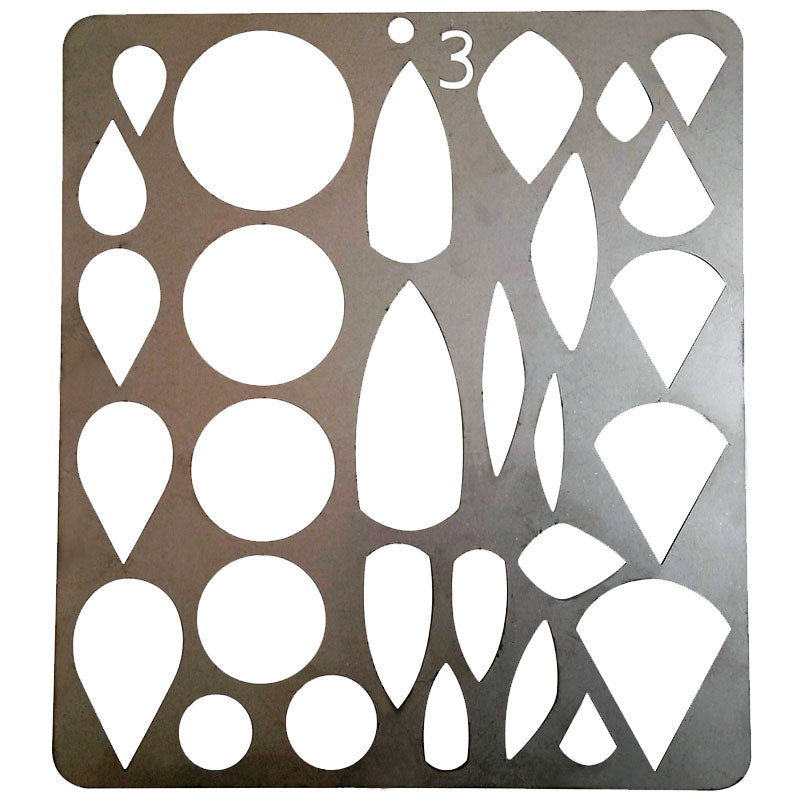 Stainless steel template #3