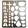 Stainless steel template #5
