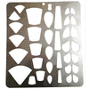 Stainless steel template #8
