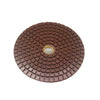 Highland Park 100 grit copper impregnated resin diamond grinding pad with center hole and Hook and L