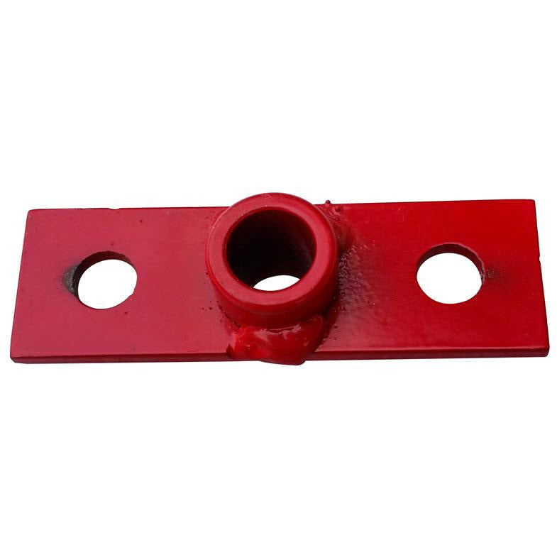 Feed nut mounting plate assembly for HT10 and LS10 slab saws