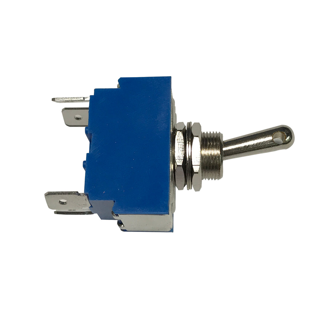 Heavy Duty Toggle Switch through hole drilled switch (Blue)