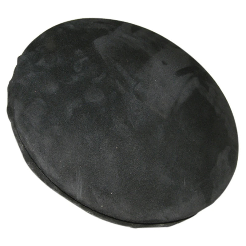 12 inch domed leather covered polishing disc with 1 inch bore for Model BW and Rock's Lapidary bull - Image 2