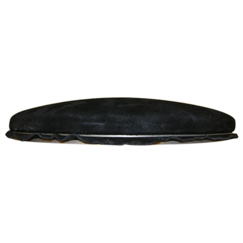 12 inch domed leather covered polishing disc with 1 inch bore for Model BW and Rock's Lapidary bull