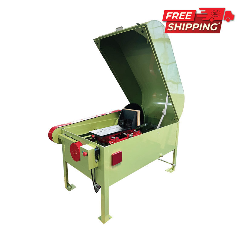 24 inch slab saw with HP Precision Blade, powerfeed, cross-feed vise and 1.5 HP 110V motor - Image 3