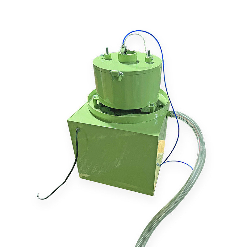 Model TR tumble roughing machine with diamond grinding plate