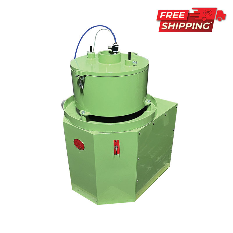 Model TR tumble roughing machine with diamond grinding plate - Image 3
