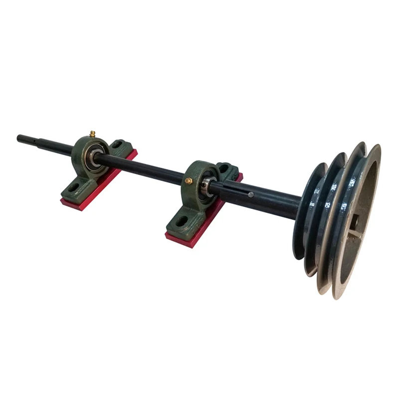 Complete 18 Frantom Feed Assembly including new drive shaft, bearings, step pulley, worm and ring gear - Image 4