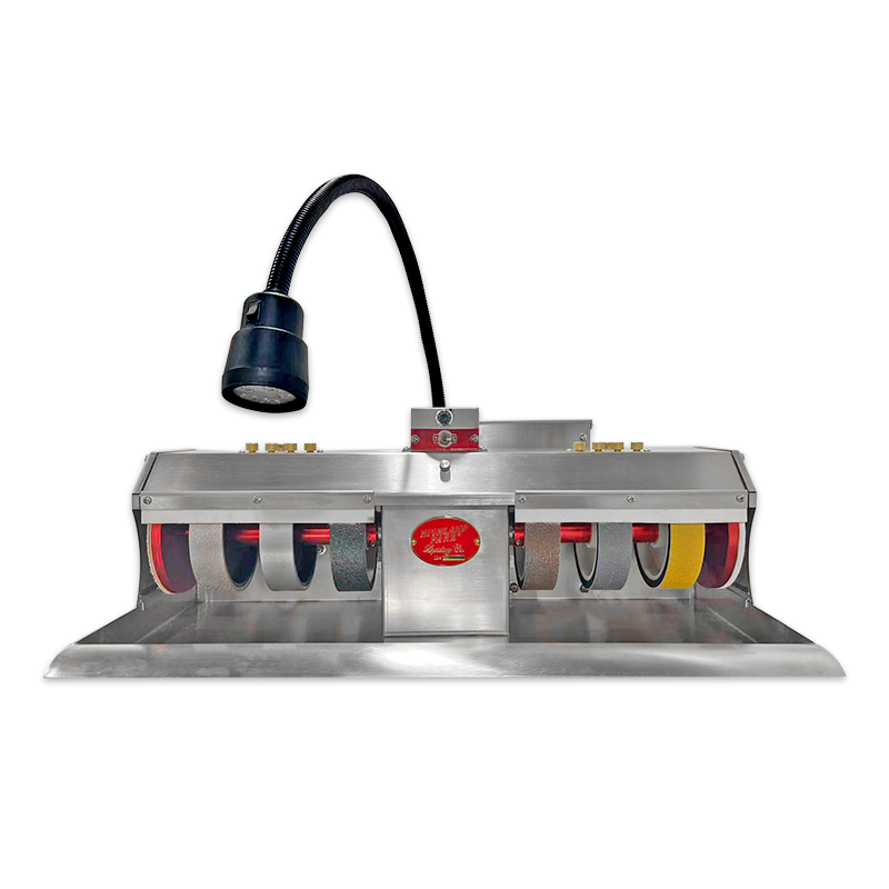 Highland Park Model CB6V Variable Speed stainless steel cabbing machine includes wheels (110V)